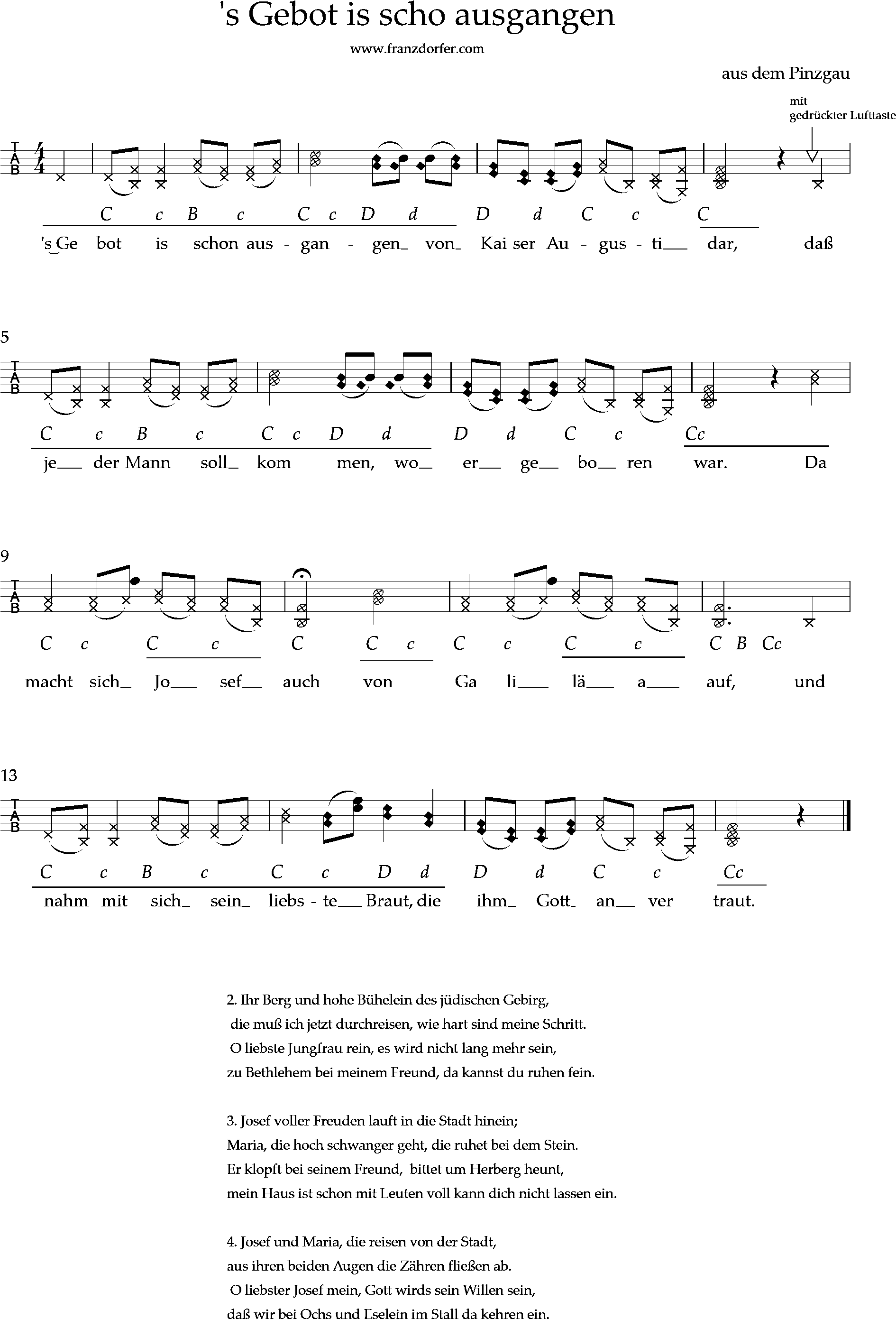 steirische harmonika spielen, s Gebot is scho ausgangen